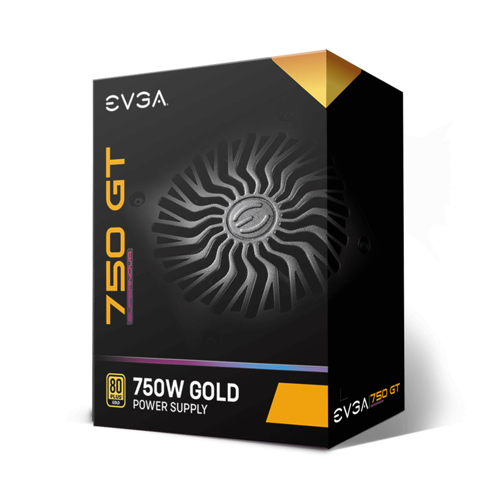 Fuente de Poder EVGA SuperNova 750W GT 80 Plus Gold ATX 12V Eco Mode Full Modular 24 pin Fan 135mm Negro