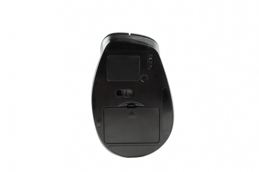 Mouse Inalambrico Perfect Choice Ergonomico Clic Silencioso Thumble Gris/Negro