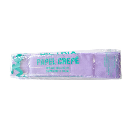 Papel Crepe Dietrix 50x200cms Lila Paquete con 10 Hojas