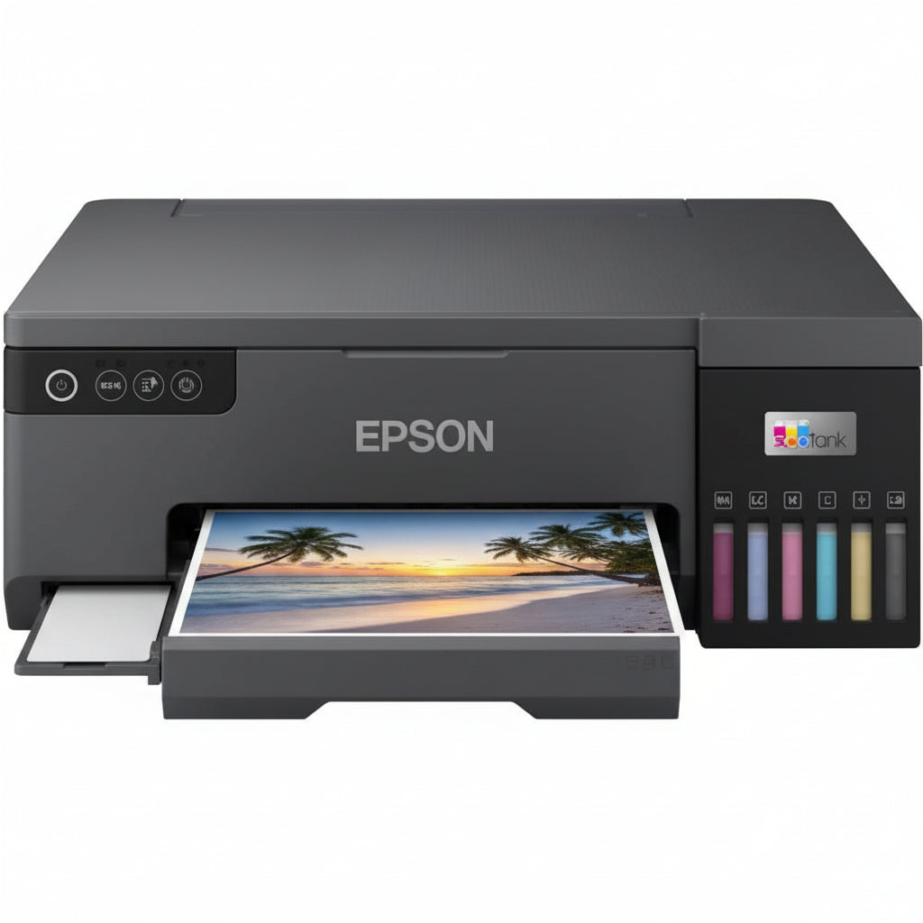 EcoTank L8050 de 6 colores con Wi-Fi e impresion en PVC.