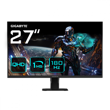 Monitor Gamer Gigabyte GS27QA 27" LCD 2560x1440 QHD FreeSync 180Hz HDMI/DisplayPort Negro