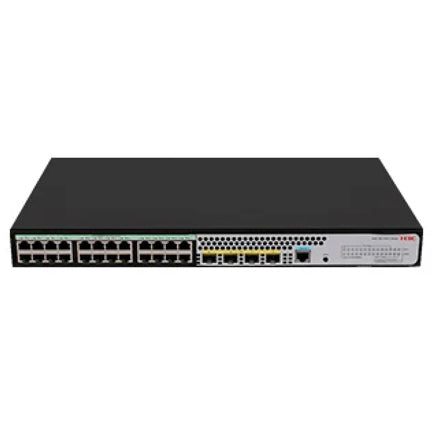 H3C S5120V3-28S-PWR-LI L3 Switch Ethernet con 24 puertos 10/100/1000BASE-T PoE+ y 4 puertos 1G/10G BASE-X SFP Plus (AC)