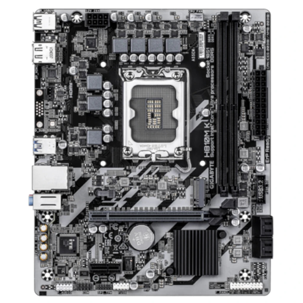 Tarjeta Madre Gigabyte H810M K Micro-ATX 1851 128GB 2xDDR5 HDMI/DP