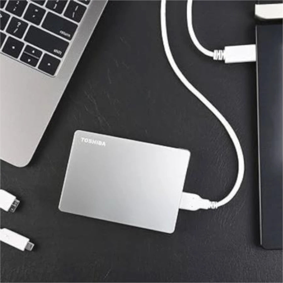 Disco Duro Externo Toshiba Canvio Flex 2.5" 1TB USB Plata para Mac/PC
