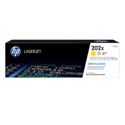 Toner HP LaserJet 202X Amarillo