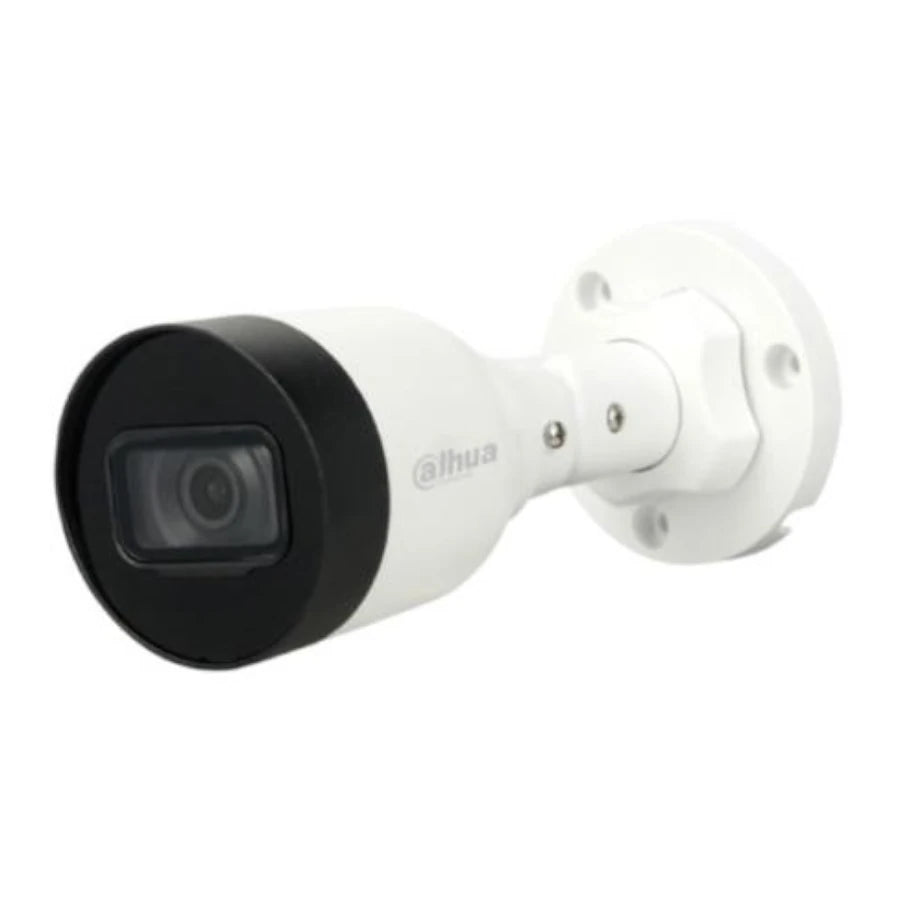 Cámara IP Dahua Bullet IPC-HFW1230S1-S4 2MP/H.265+/20 Fps/Lente 2.8mm/Ángulo 104/IR 30m/IP67/PoE