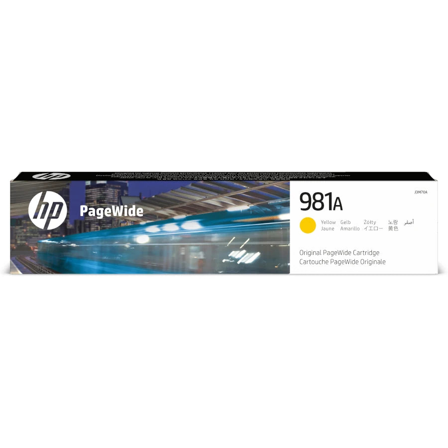 Tinta hp 981a pagewide amarillo