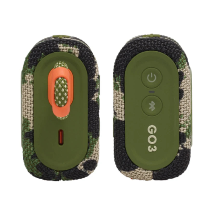 Altavoz Bluetooth Portatil JBL GO 3 con Bateria de 5 horas y Resistente al Agua Color Camuflaje