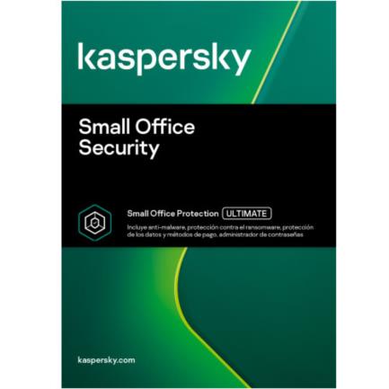 Licencia Antivirus ESD Kaspersky Small Office Security 1 Año 15 Dispositivos + 15 Mobile + 2 File Server