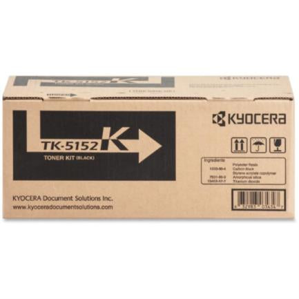 Tóner Kyocera TK-5152K 12K Páginas Compatible P6035cdn/M6035cidn/M6535cidn Color Negro