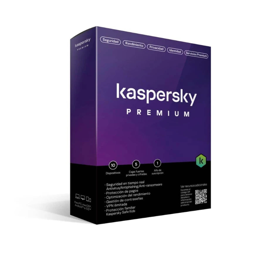 Kaspersky Premium 10 Disp 1 año