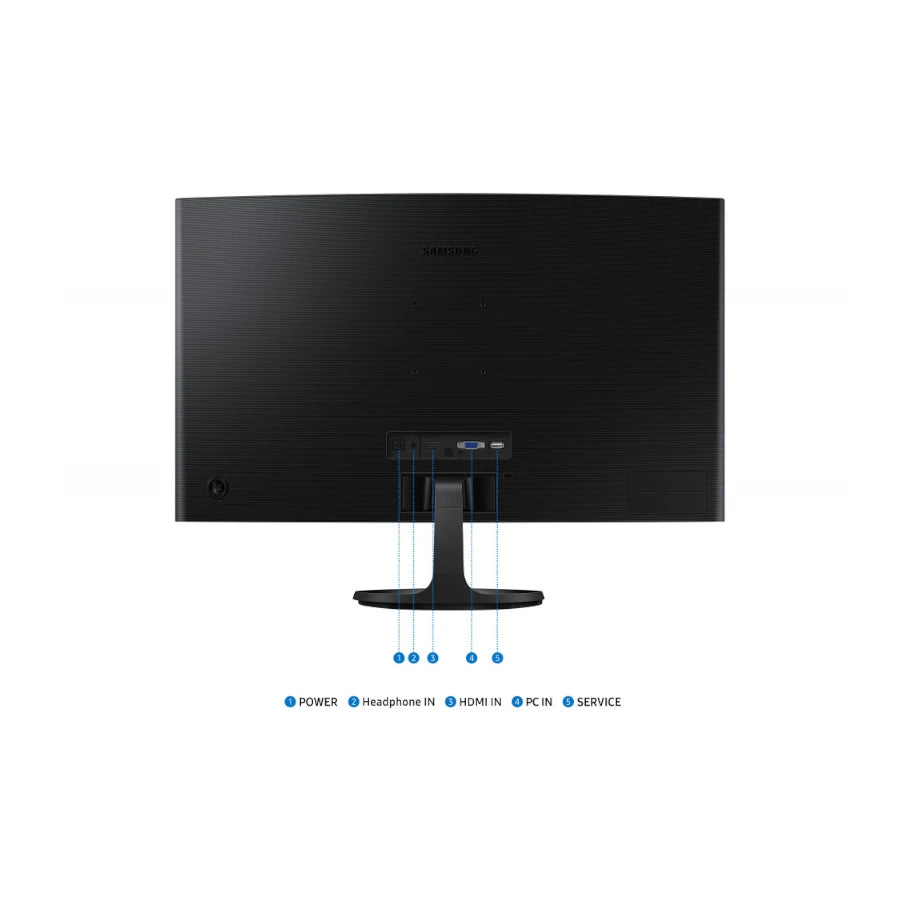 Monitor Samsung LED 27 pulgadas Curvo FHD Resolucion 1920 x 1080 Panel VA
