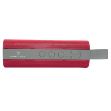 Bocina Perfect Choice Ventum Inalámbrica Bluetooth TWS Resistente a Salpicaduras Color Rojo
