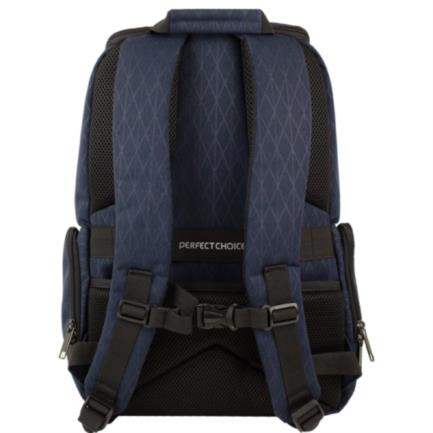 Mochila Perfect Choice Vilux Ejecutiva para Laptop 15"-17" Color Azul