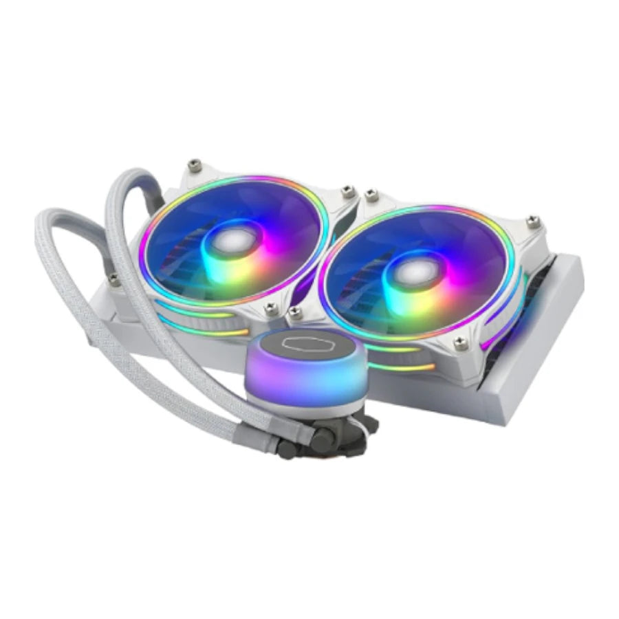 Ventilador para CPU Cooler Master (MLX-D24M-A18PW-R1) ML240 RGB Ilusion Compatible con AMD/Intel