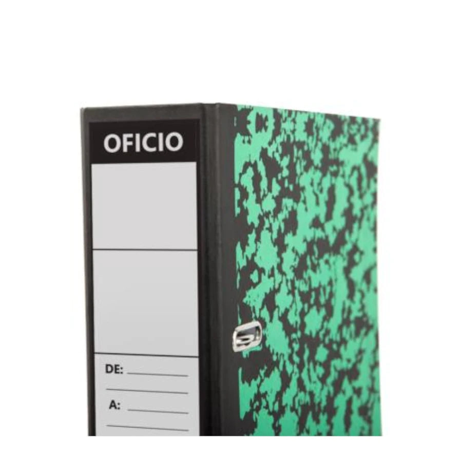 Registrador Nextep Oficio Marmoleado Broche Metalico