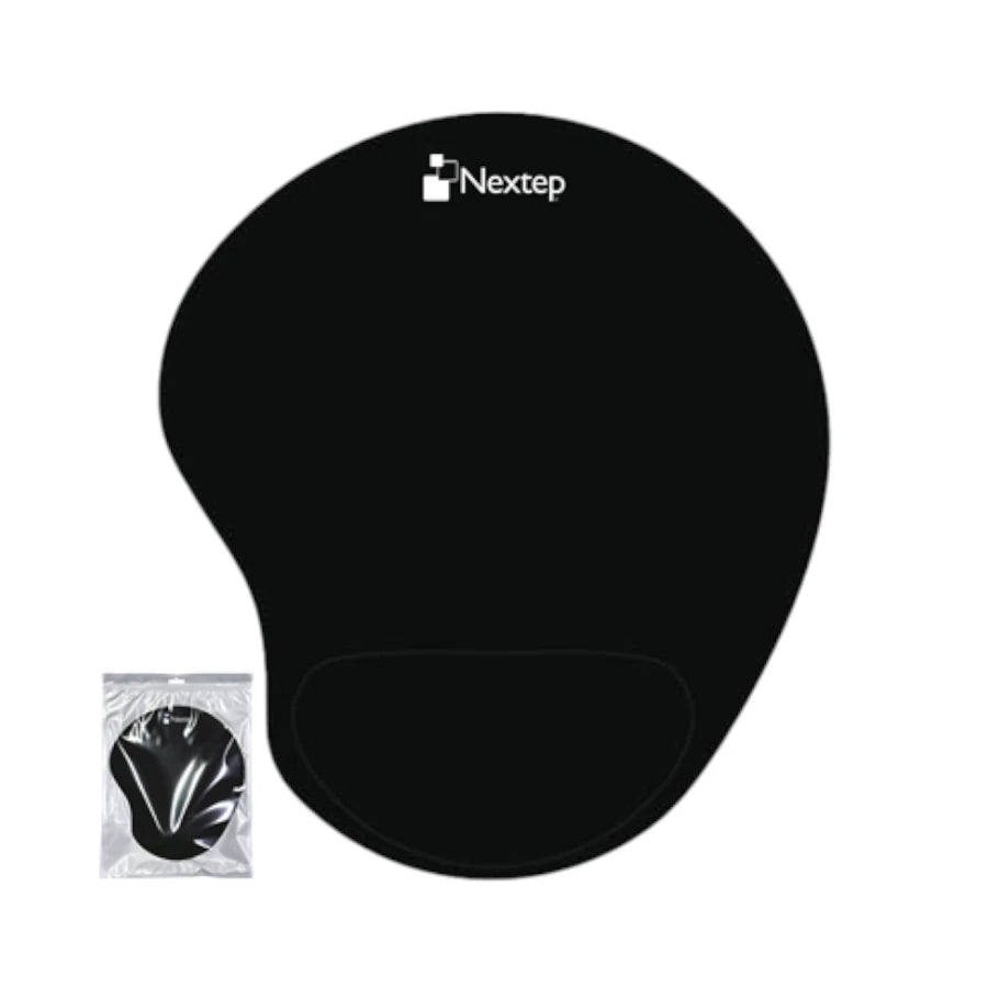 Mouse Pad Nextep Ergonomico Gel Negro Blister