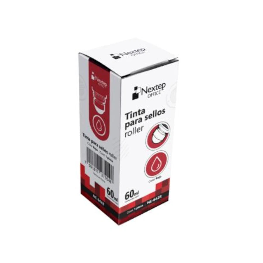 Tinta para Sellos Nextep Roller Negro 60 ml