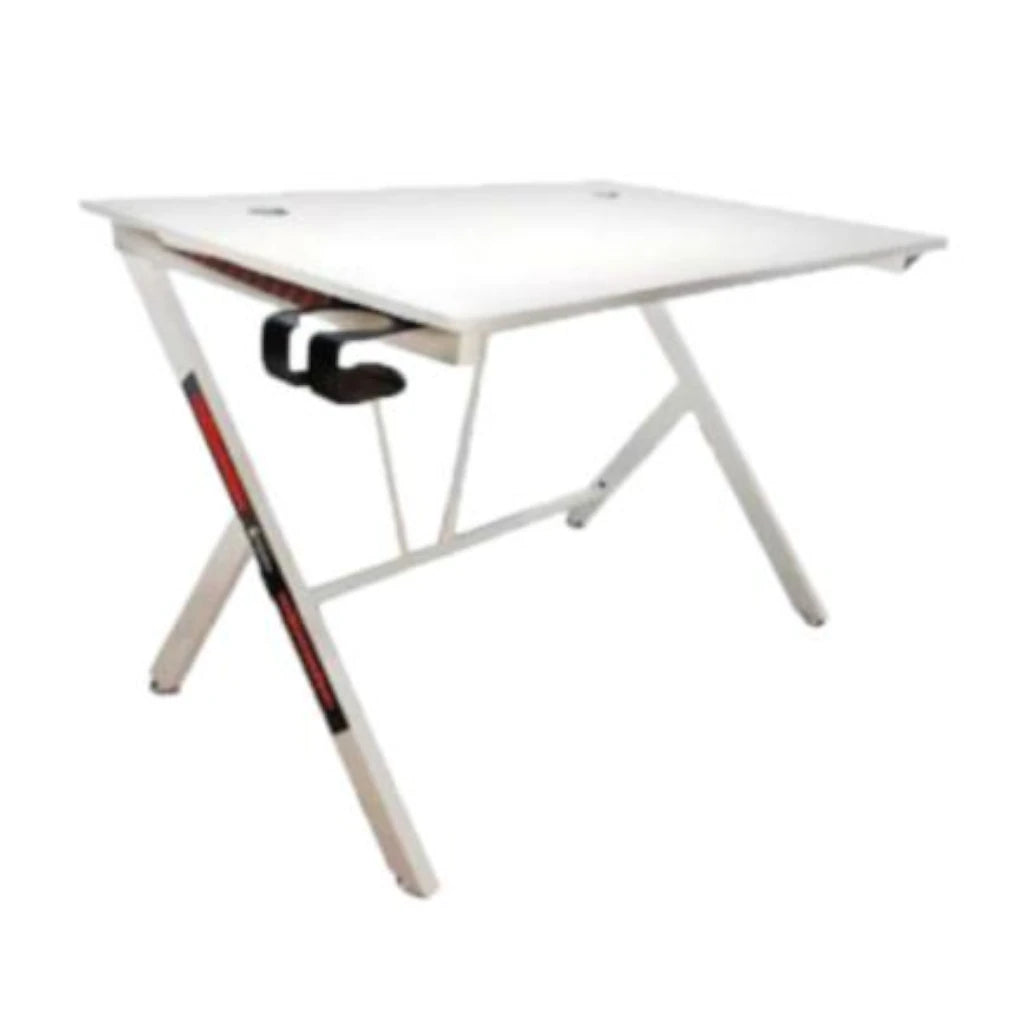 Escritorio de Trabajo Nextep Hogar/Oficina Base Metálica 115x73cm Color Blanco