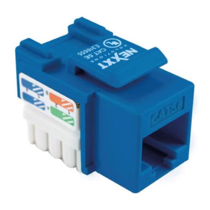 Modulo Sin blindaje Nexxt Solutions Keystone Jack Cat5e Tipo 110 Azul