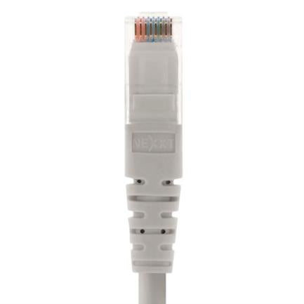 Cable de Conexion Nexxt Solutions U/UTP Cat6 90 cm LSZH (Compuesto sin Halogeno de Baja Toxicidad) Gris