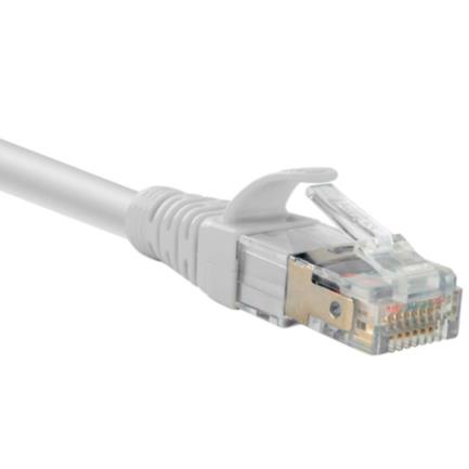 Cable de Conexion Nexxt Solutions U/UTP Cat6A 90 cm LSZH (Compuesto sin Halogeno de Baja Toxicidad) Gris