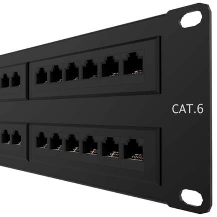 Panel de Conexion Nexxt Solutions para rack Cat6 Pre-configurado sin blindaje 48 Puertos