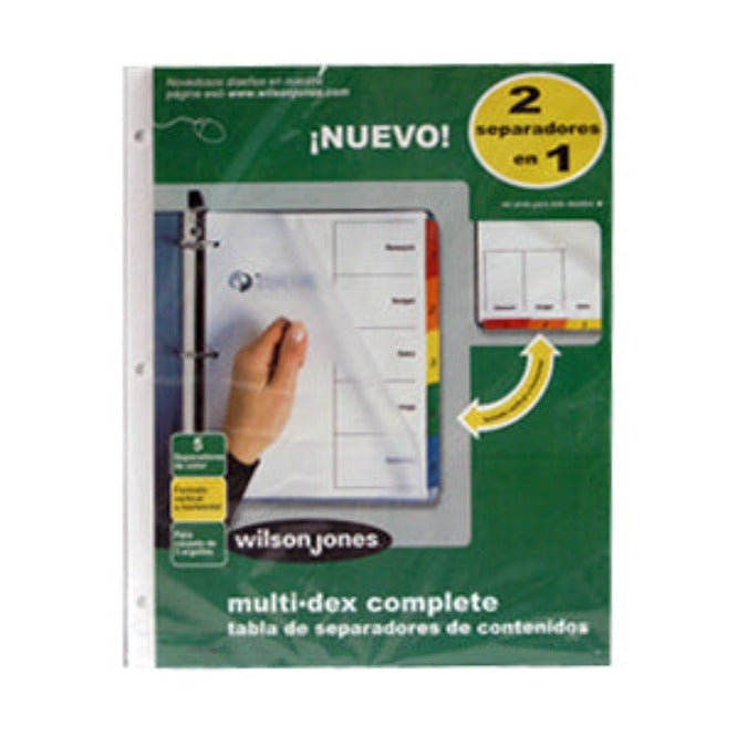 Separador Acco 442 Multidex Basic 5 Div C/24