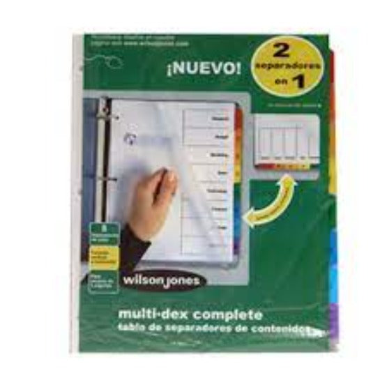 Separador Acco 443 Multidex Basic 8 Divisiones