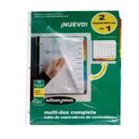 Separador Acco 444 Multidex Basic 10 Divisiones