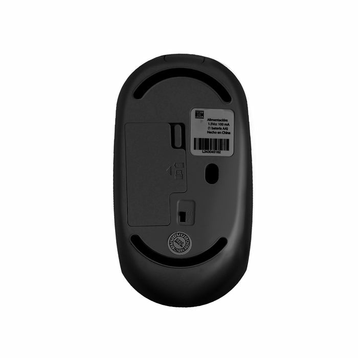 Raton Inalambrico Perfect Choice 2.4 Ghz Conector Dual Usb C Y A - Negro