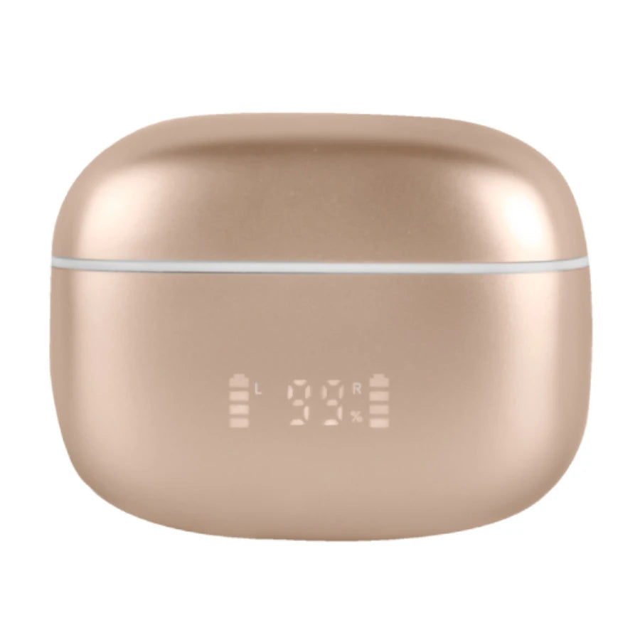 Audifonos Perfect Choice Tws Anc+Enc Intune- Beige/Blanco – Venpli