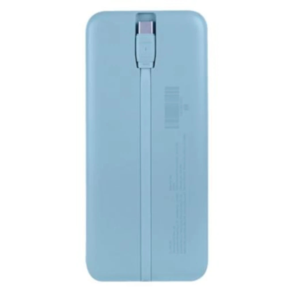 Power Bank Perfect Choice Carga Rápida 22.5W con Cable Tipo C Bolt Azul