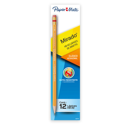 Lapiz Mirado Papermatte #2 caja c/12 piezas