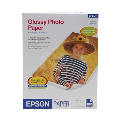 Papel epson 8.5"x11" carta fotografico dpi c/100