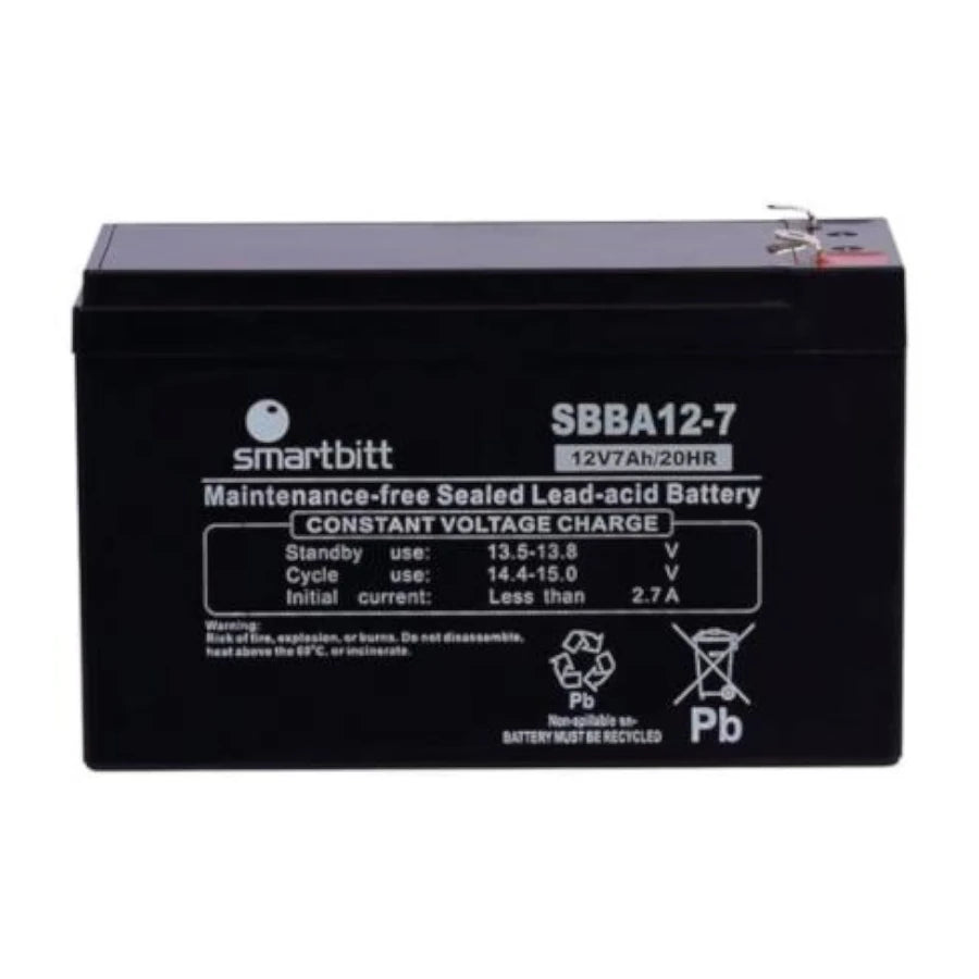 Smartbitt Batería de Reemplazo para No Break Plomo-Ácido 12V 7AH