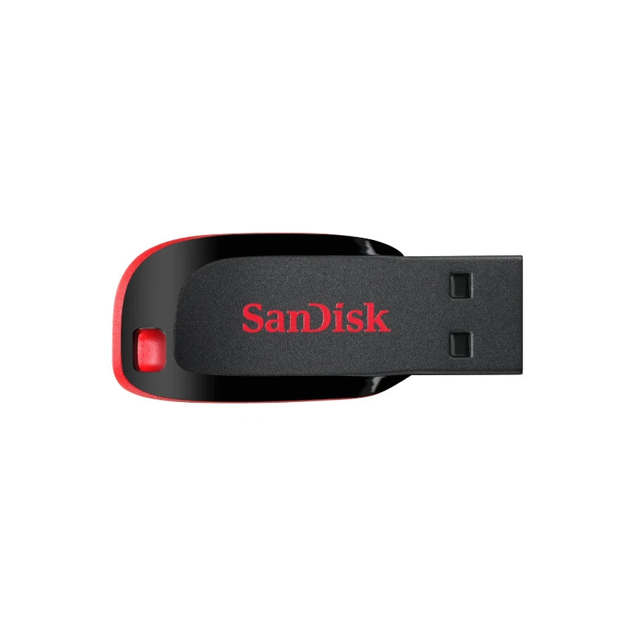 Memoria USB SanDisk Cruzer Blade CZ50 128GB USB-A 2.0 Lectura 150MBs Negro Rojo