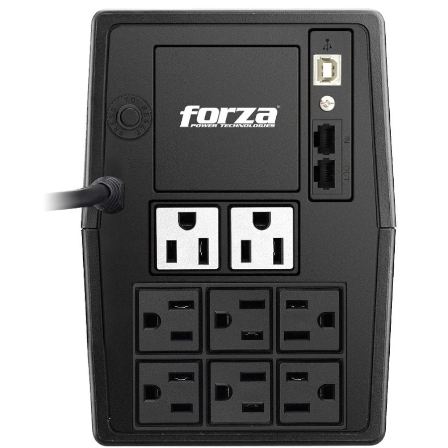 UPS Interactivo Forza SL-1011UL 1000VA/600W 8-NEMA 1100J RJ45