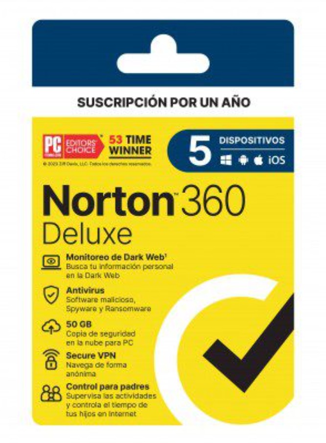 Licencia Norton 360 Deluxe 3D 1A 21443383