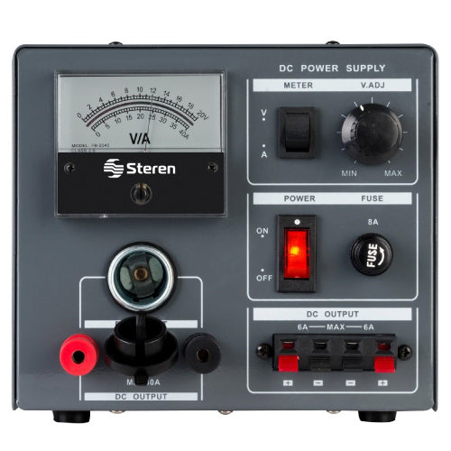 FUENTE DE PODER REGULADA 6.10 O 30 AMPS