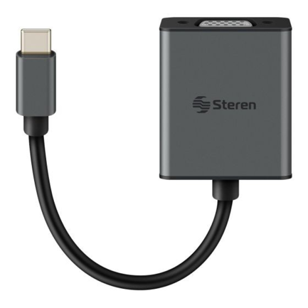 Adaptadro Steren de USB y C A VGA