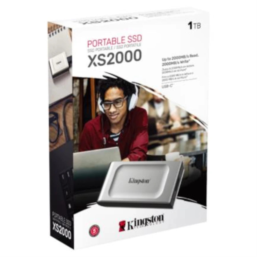 Unidad de Estado Sólido Kingston XS2000 Externo 1000GB USB-C
