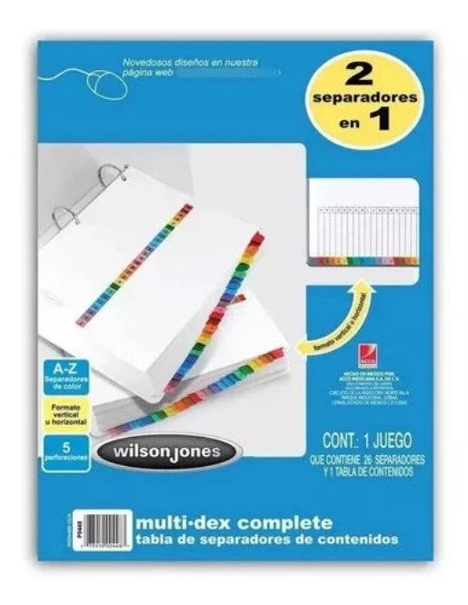 Separador Acco 448 Multidex Basic A-Z