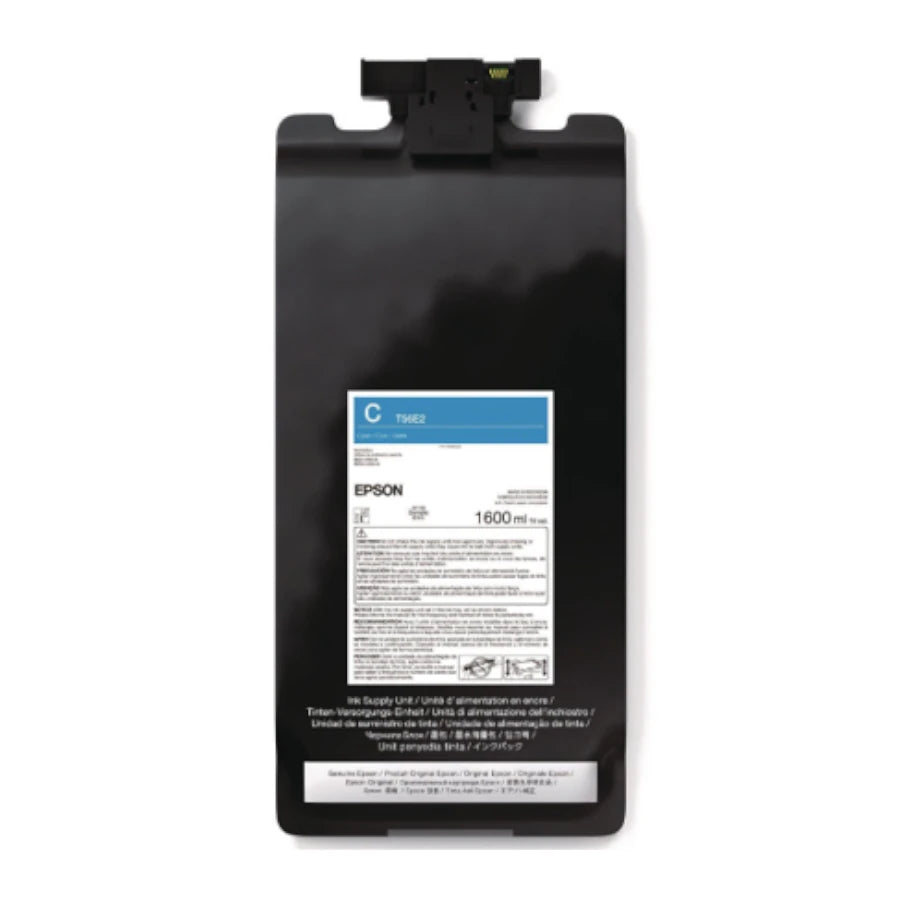 Tinta Epson UltraChrome PRO12 cian de 1.6 litros para Epson T56E