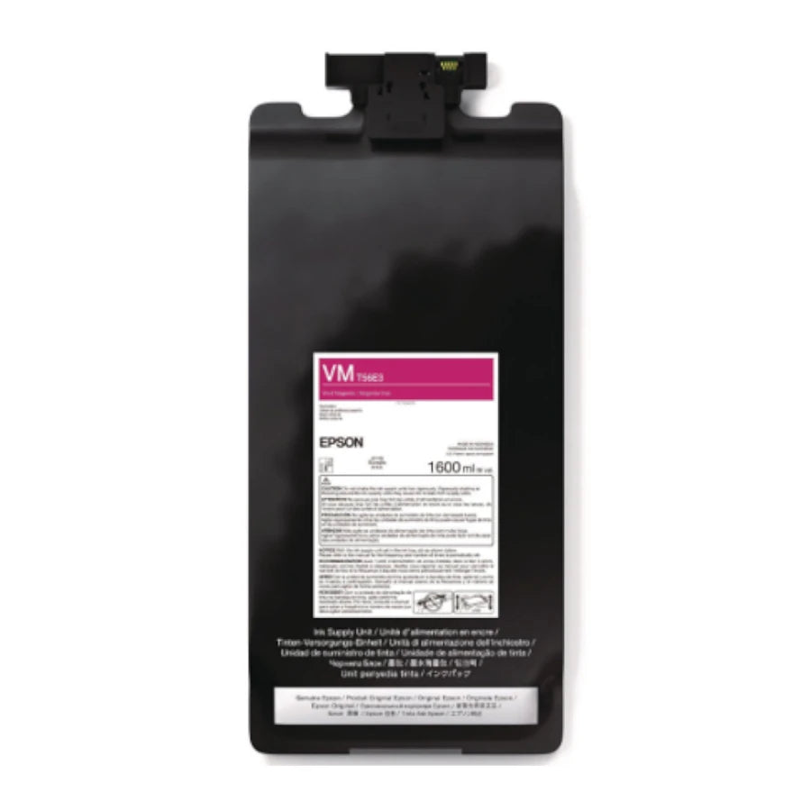 Tinta Epson UltraChrome PRO12 de 1.6 litros en color magenta vivo