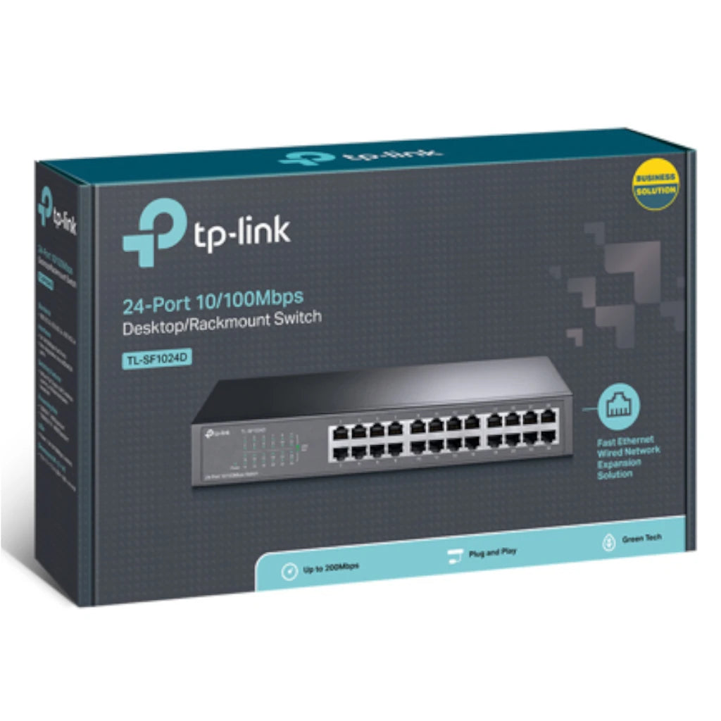 Switch Tp-Link 24 Puertos Escritorio Montaje Rack