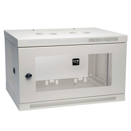 Gabinete Trip Lite SmartRack 6U Low-Profile Switch-Depth Wall-Mount Mini Rack Enclosure White