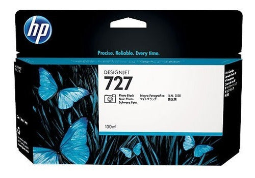Tinta hp lf negro fotgrafico designjet 727 130ml