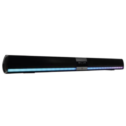 Barra De Sonido Portatil Vorago Bsp-450 Bt/Tf/Aux 3.5mm/Usb/Coaxial Rgb Tipoc 2x5w Rms Control Remoto