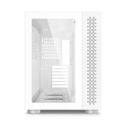 Gabinete Game Factor CSG700 ATX Fishtank Panel Lateral Vidrio Templado USB 2.0/3.0 Color Blanco